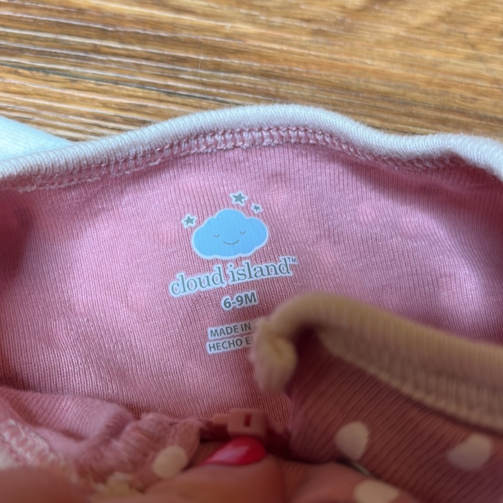 Burt’s Bees Baby & Cloud Island 6-9m Sleepers - Picture 4 of 7